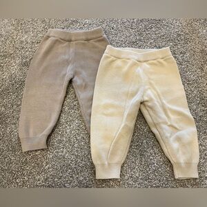 The littlest organic cotton knit baby pants